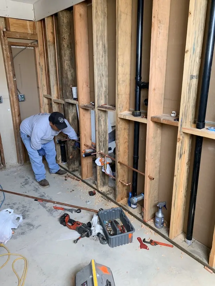 Commercial rough-in plumbing for Trenchless Sewer Repair in Breezy Lake